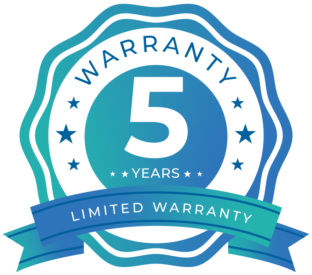 Airgain's 5 Year Limited Warranty on Antennas Badge